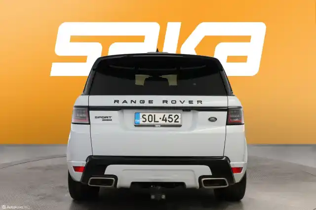 Valkoinen Maastoauto, Land Rover Range Rover Sport – SOL-452