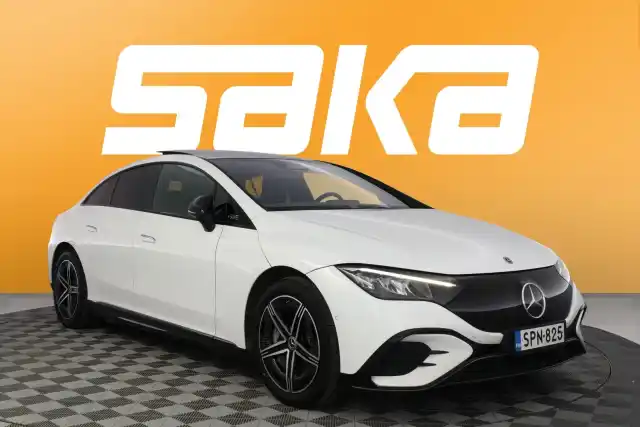 Valkoinen Sedan, Mercedes-Benz EQE – SPN-825