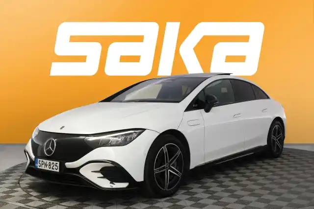 Valkoinen Sedan, Mercedes-Benz EQE – SPN-825