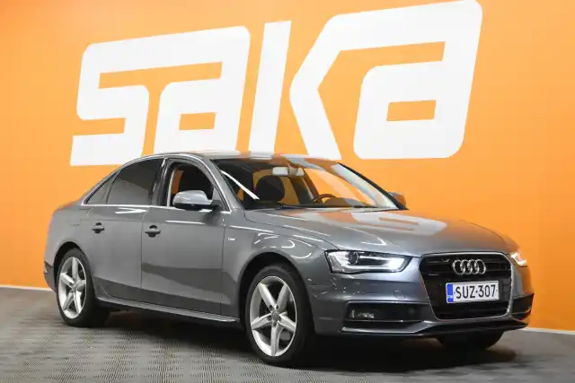 Harmaa Sedan, Audi A4 – SUZ-307