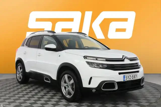 Valkoinen Maastoauto, Citroen C5 Aircross – SYZ-597