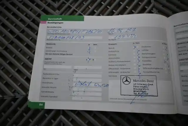 Sininen Sedan, Mercedes-Benz C – SZF-565