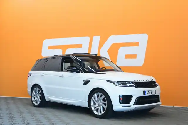 Valkoinen Maastoauto, Land Rover Range Rover Sport – SZG-611