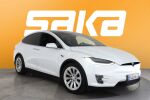 Valkoinen Maastoauto, Tesla Model X – SZU-611, kuva 1