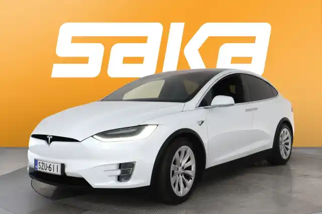 Valkoinen Maastoauto, Tesla Model X – SZU-611