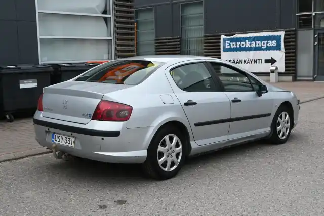 Harmaa Sedan, Peugeot 407 – USY-331