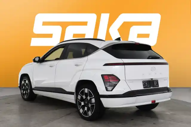 Valkoinen Maastoauto, Hyundai KONA Electric – VAR-003694