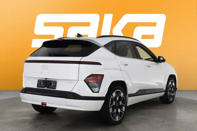 Valkoinen Maastoauto, Hyundai KONA Electric – VAR-003694