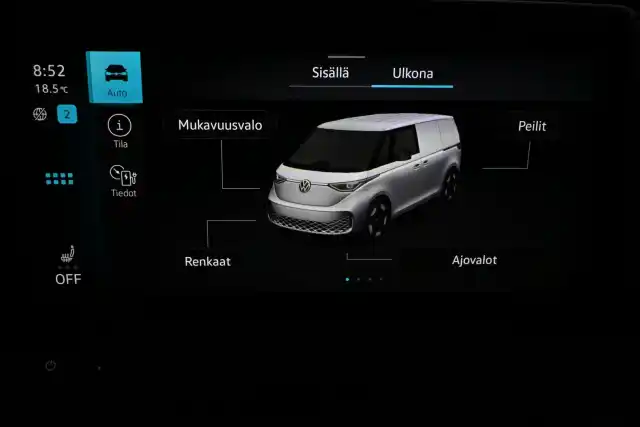 Valkoinen Pakettiauto, Volkswagen ID. BUZZ CARGO – VAR-00554