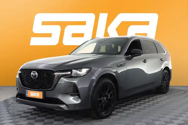 Harmaa Maastoauto, Mazda CX-80 – VAR-02946
