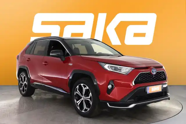 Punainen Maastoauto, Toyota RAV4 Plug-in – VAR-03013