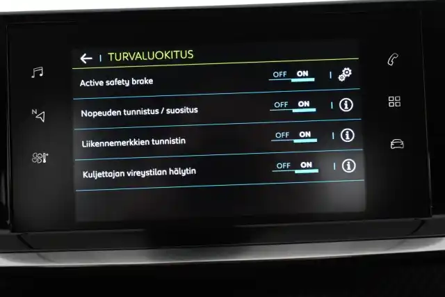 Keltainen Viistoperä, Peugeot e-208 – VAR-03321