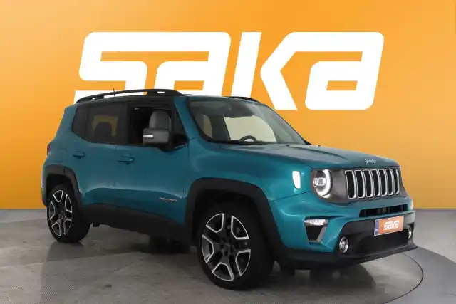 Sininen Maastoauto, Jeep Renegade – VAR-03417