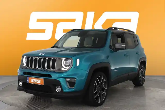 Sininen Maastoauto, Jeep Renegade – VAR-03417