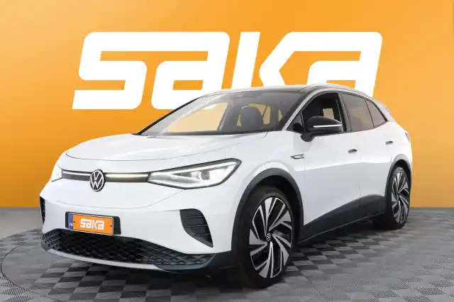 Valkoinen Maastoauto, Volkswagen ID.4 – VAR-04235