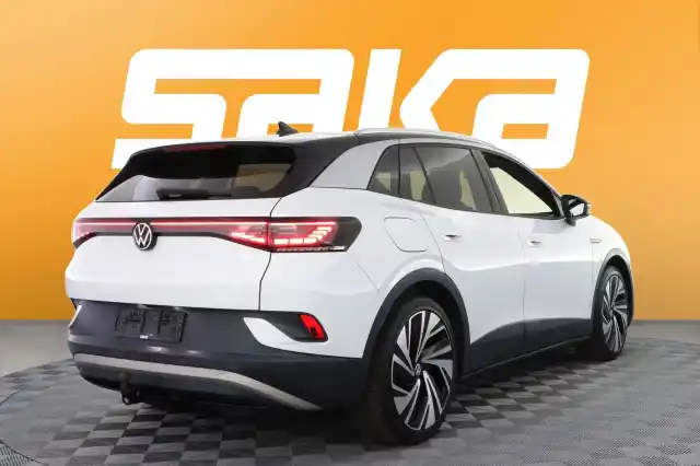 Valkoinen Maastoauto, Volkswagen ID.4 – VAR-04235
