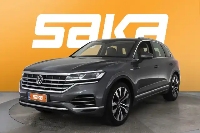 Harmaa Maastoauto, Volkswagen Touareg – VAR-04741