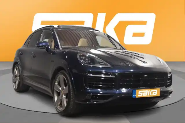 Sininen Maastoauto, Porsche Cayenne – VAR-06103