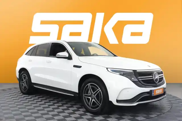 Valkoinen Maastoauto, Mercedes-Benz EQC – VAR-07282