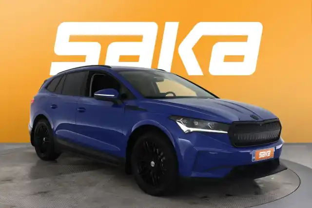 Sininen Maastoauto, Skoda Enyaq – VAR-07990