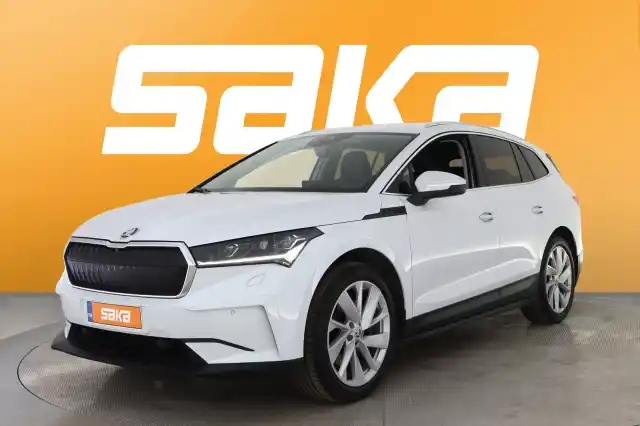 Valkoinen Maastoauto, Skoda Enyaq – VAR-08178