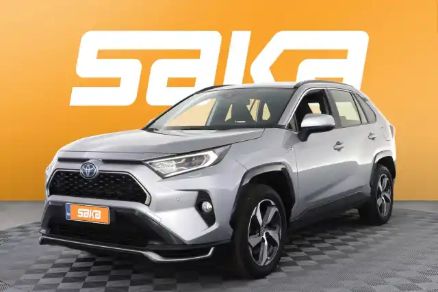 Harmaa Maastoauto, Toyota RAV4 Plug-in – VAR-09621