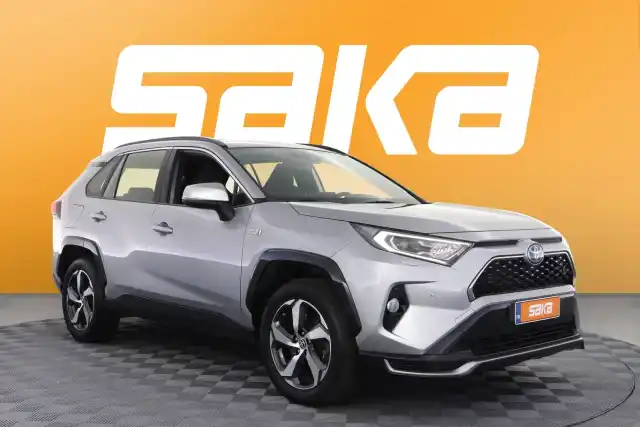 Harmaa Maastoauto, Toyota RAV4 Plug-in – VAR-09621