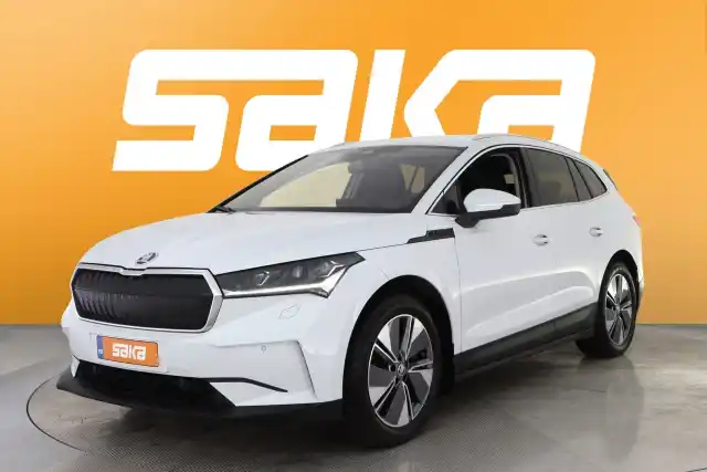 Valkoinen Maastoauto, Skoda Enyaq – VAR-10473