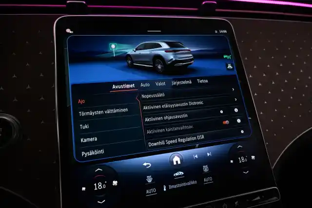 Harmaa Maastoauto, Mercedes-Benz EQS SUV – VAR-10805