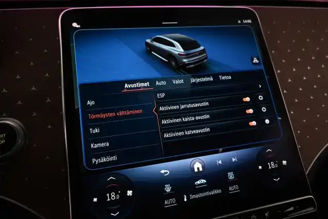 Harmaa Maastoauto, Mercedes-Benz EQS SUV – VAR-10805