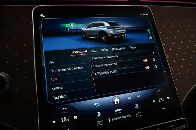 Harmaa Maastoauto, Mercedes-Benz EQS SUV – VAR-10805