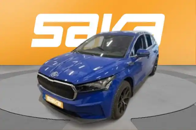 Sininen Maastoauto, Skoda Enyaq – VAR-14233