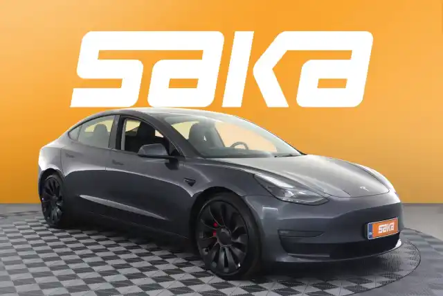 Harmaa Sedan, Tesla Model 3 – VAR-15700