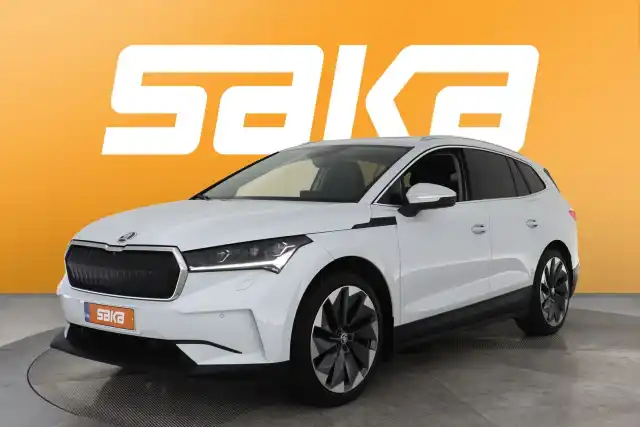 Valkoinen Maastoauto, Skoda Enyaq – VAR-17017