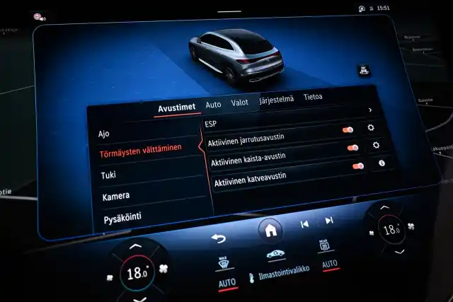 Vihreä Maastoauto, Mercedes-Benz EQE SUV – VAR-17234