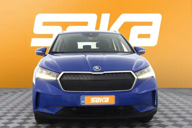 Sininen Maastoauto, Skoda Enyaq – VAR-19772