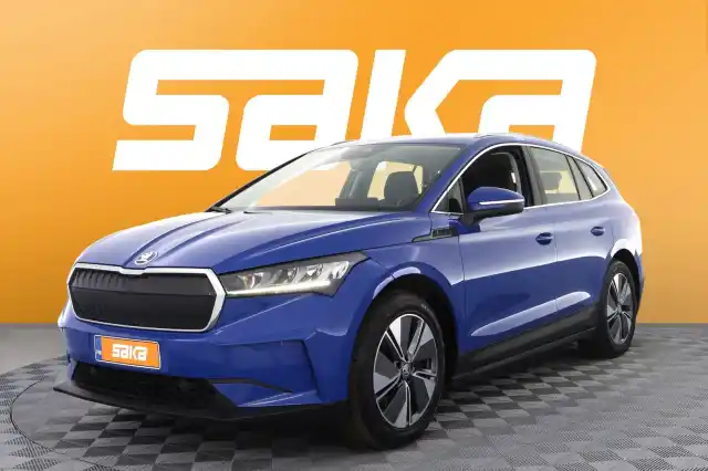 Sininen Maastoauto, Skoda Enyaq – VAR-19772
