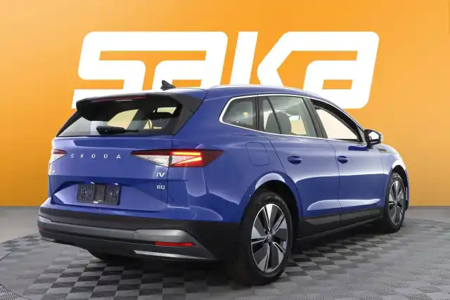 Sininen Maastoauto, Skoda Enyaq – VAR-19772