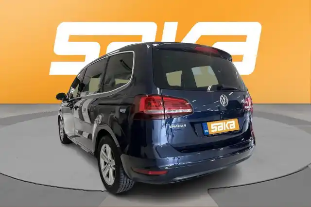 Sininen Tila-auto, Volkswagen Sharan – VAR-20532