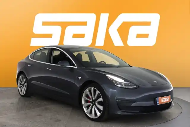 Harmaa Sedan, Tesla Model 3 – VAR-20945