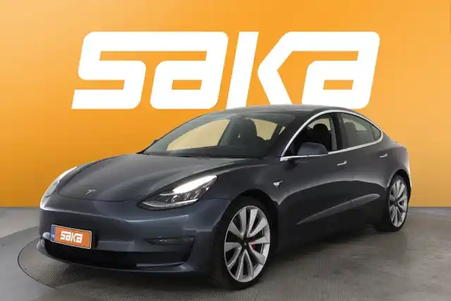 Harmaa Sedan, Tesla Model 3 – VAR-20945
