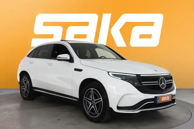 Valkoinen Maastoauto, Mercedes-Benz EQC – VAR-22593