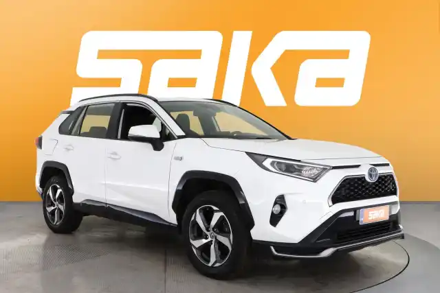 Valkoinen Maastoauto, Toyota RAV4 Plug-in – VAR-23060