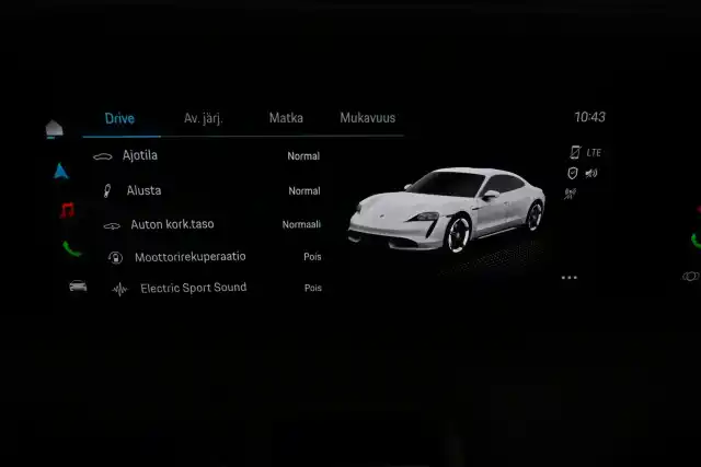 Valkoinen Sedan, Porsche Taycan – VAR-24385