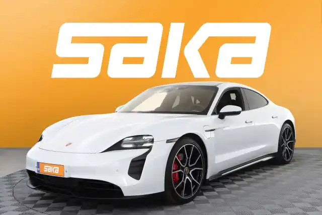Valkoinen Sedan, Porsche Taycan – VAR-24385