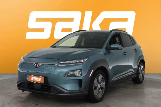 Sininen Maastoauto, Hyundai KONA ELECTRIC – VAR-24738