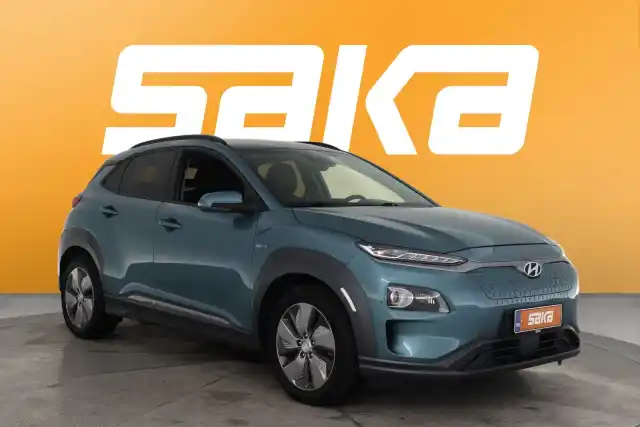 Sininen Maastoauto, Hyundai KONA ELECTRIC – VAR-24738