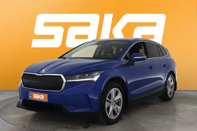 Sininen Maastoauto, Skoda Enyaq – VAR-25863