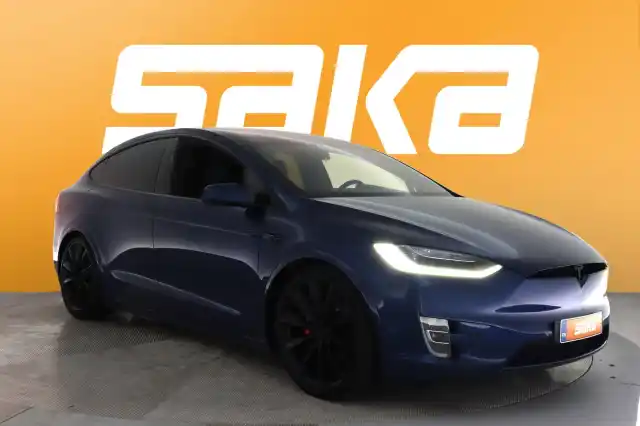 Sininen Maastoauto, Tesla Model X – VAR-26130