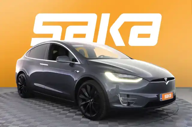 Harmaa Maastoauto, Tesla Model X – VAR-26496